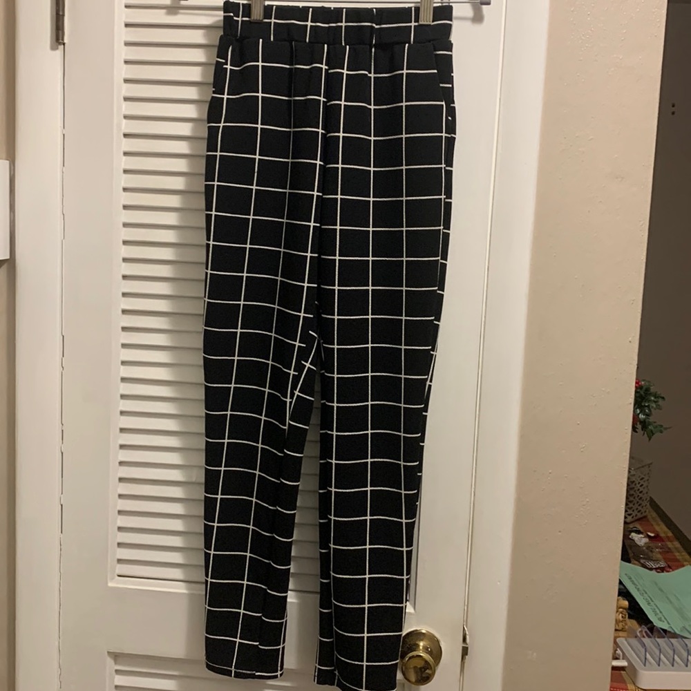 Women’s striped stretchy casual pants